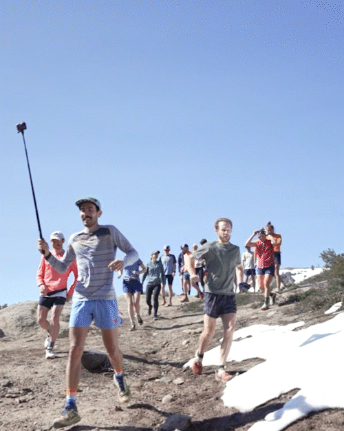Instagram Reel recap of a Pre-Western States 100 group run